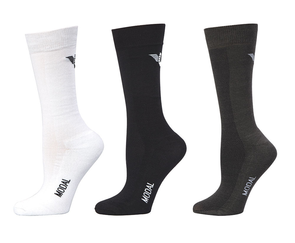 TuffRider Ladies Modal Knee Hi Socks - 3 Pack - Breeches.com