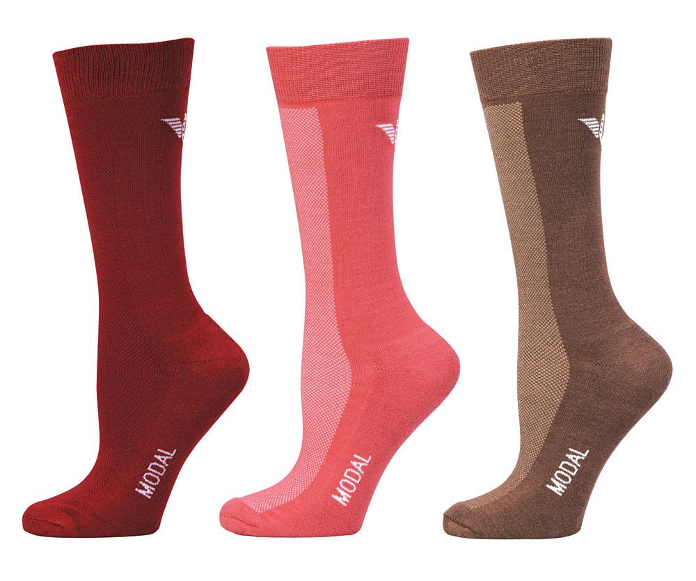 TuffRider Ladies Modal Knee Hi Socks - 3 Pack - Breeches.com
