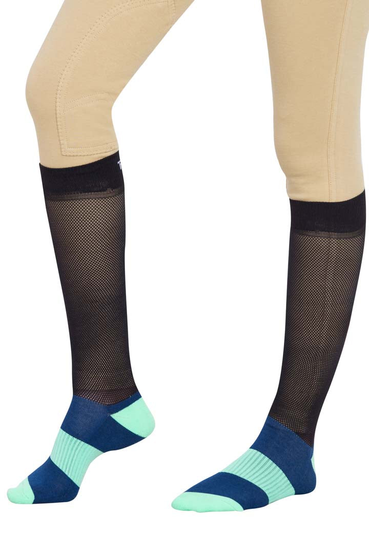 TuffRider EquiCool Ventilated Riding Socks-3 pack - Breeches.com