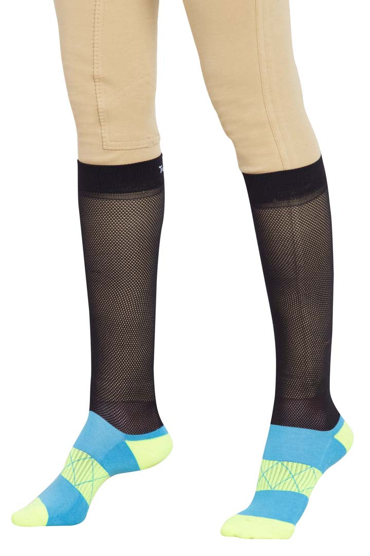 TuffRider EquiCool Ventilated Riding Socks-3 pack - Breeches.com