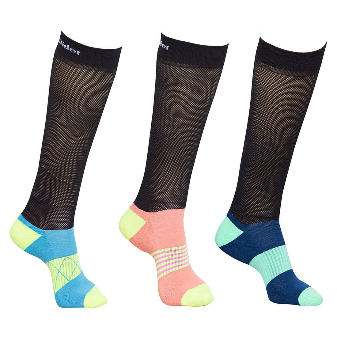 TuffRider EquiCool Ventilated Riding Socks-3 pack - Breeches.com