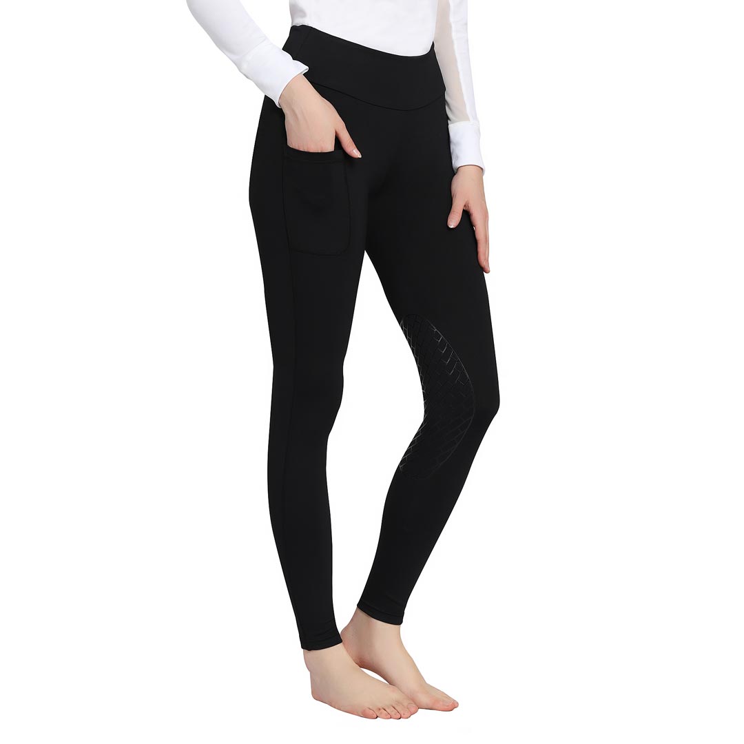 TuffRider Ladies Bootie Tights w/ Pocket - Breeches.com