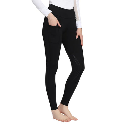 TuffRider Ladies Bootie Tights w/ Pocket - Breeches.com