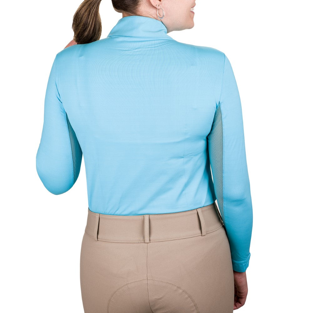 The Tailored Sportsman Ladies ICEFIL Long Sleeve Sun Shirt - Breeches.com