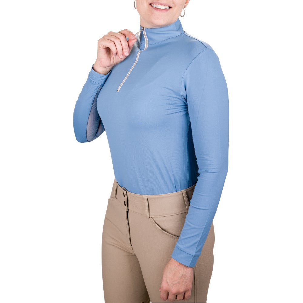 The Tailored Sportsman Ladies ICEFIL Long Sleeve Sun Shirt - Breeches.com