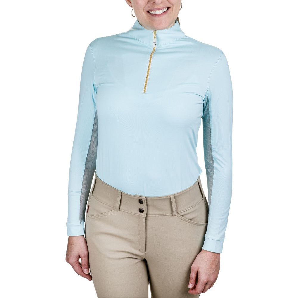 The Tailored Sportsman Ladies ICEFIL Long Sleeve Sun Shirt - Breeches.com