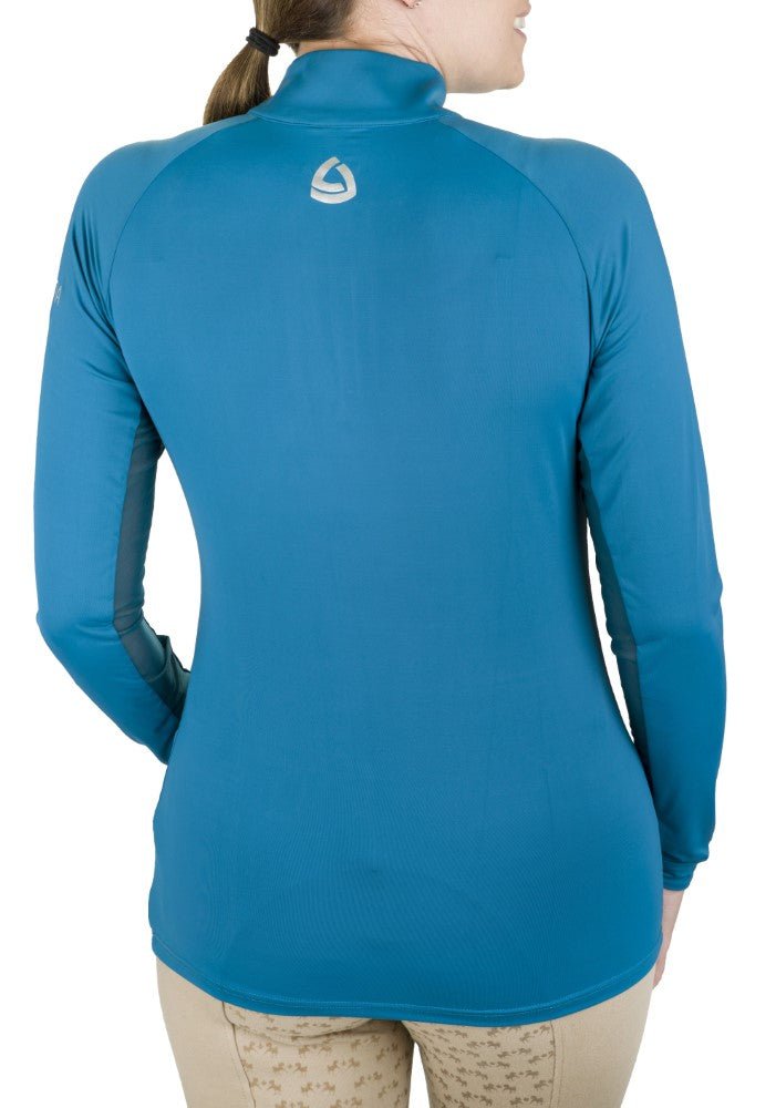 Lettia Women Quarter-Zip Neck UPF 50+ Sun Shirt - Breeches.com