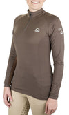 Lettia Women Quarter-Zip Neck UPF 50+ Sun Shirt - Breeches.com