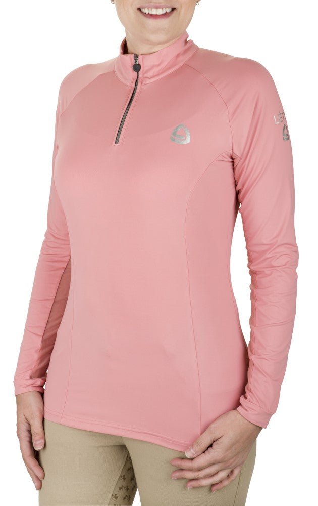 Lettia Women Quarter-Zip Neck UPF 50+ Sun Shirt - Breeches.com