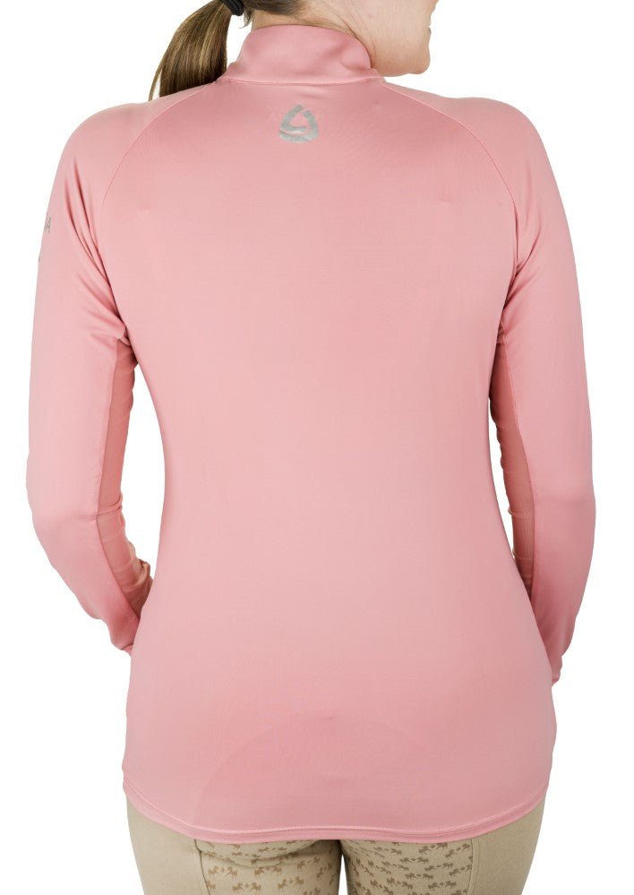 Lettia Women Quarter-Zip Neck UPF 50+ Sun Shirt - Breeches.com