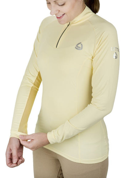 Lettia Women Quarter-Zip Neck UPF 50+ Sun Shirt - Breeches.com