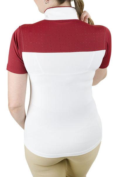Equine Couture Ladies Magda Equicool Short Sleeve Show Shirt - Breeches.com