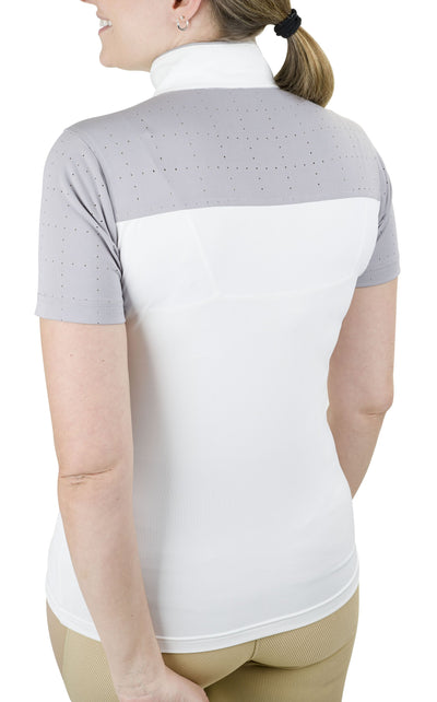 Equine Couture Ladies Magda Equicool Short Sleeve Show Shirt - Breeches.com