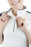 Equine Couture Ladies Magda Equicool Short Sleeve Show Shirt - Breeches.com