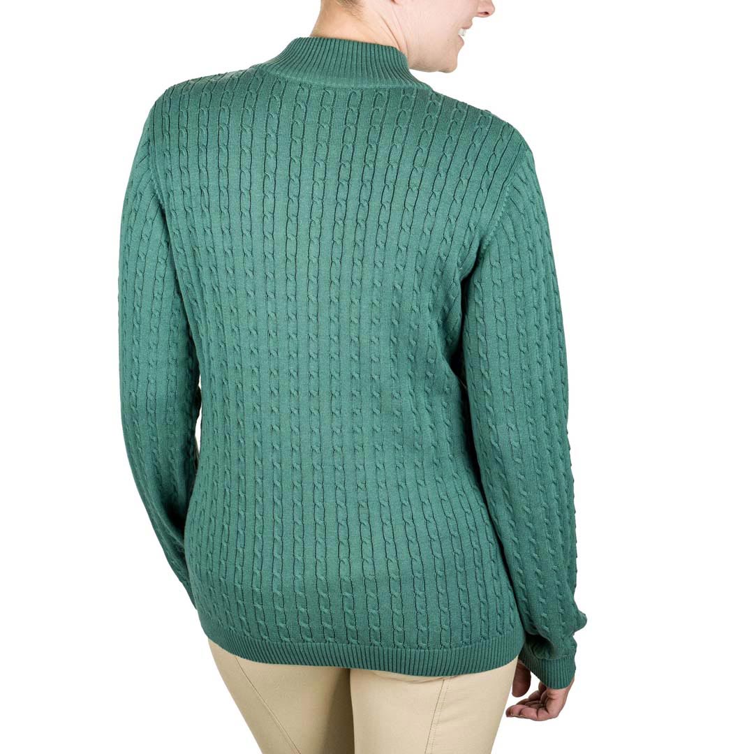 Equine Couture Ladies Zara Cable Knit Sweater - Breeches.com