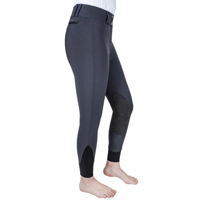 Equine Couture Charlotte Suede Knee Patch Breech - Breeches.com