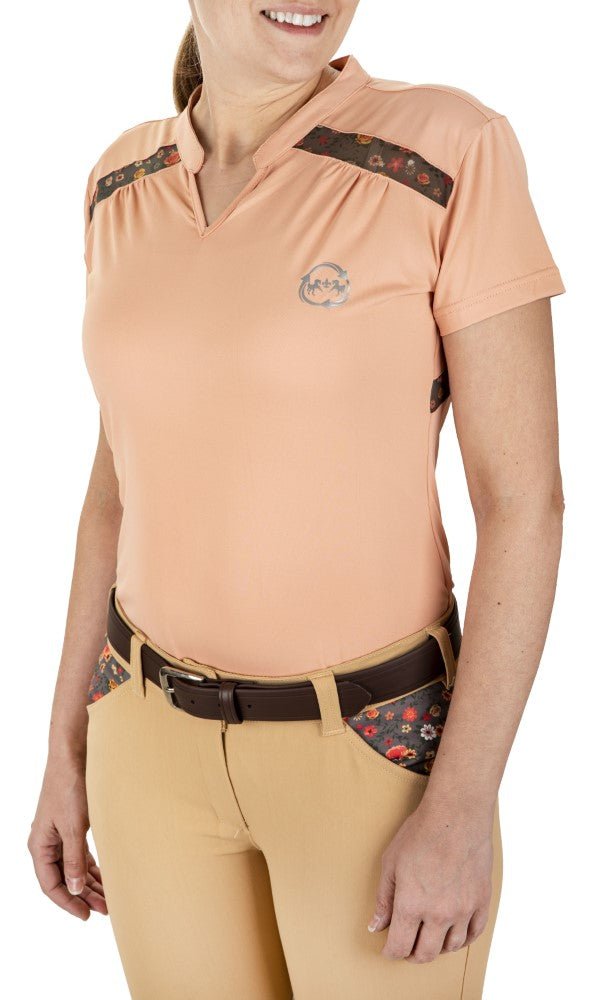 EcoRider by Equine Couture Thea Short Sleeve Sport Shirt - Breeches.com