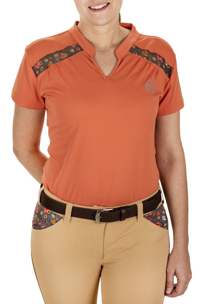 EcoRider by Equine Couture Thea Short Sleeve Sport Shirt - Breeches.com