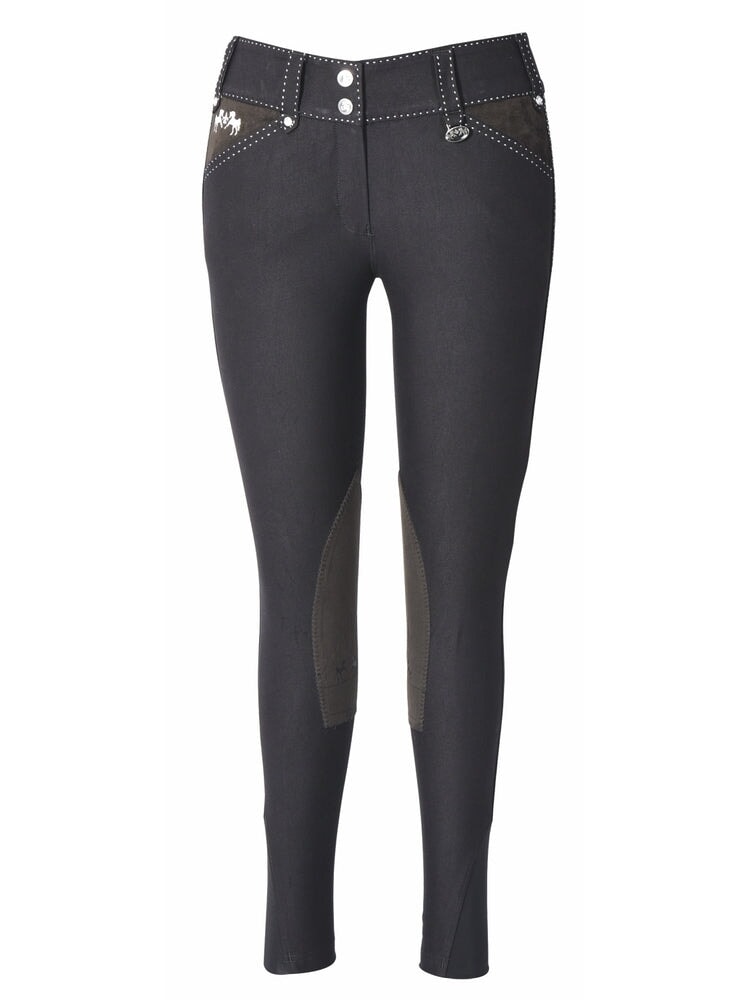 Equine Couture Ladies Blakely Knee Patch Breeches - Breeches.com
