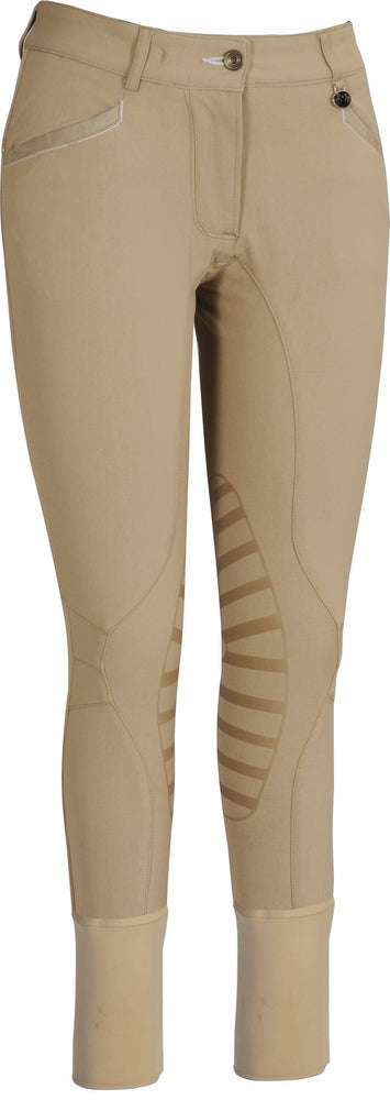 Equine Couture Ladies Ingate Knee Patch Breeches - Breeches.com