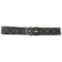 Equine Couture Diamond Quilted Suede Belt with Diagonal Line - Breeches.com