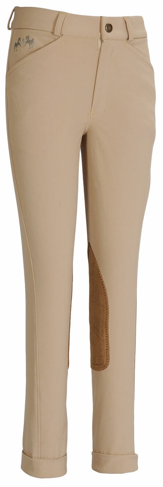 Equine Couture Children's Coolmax Champion Front Zip Jodhpurs - Breeches.com