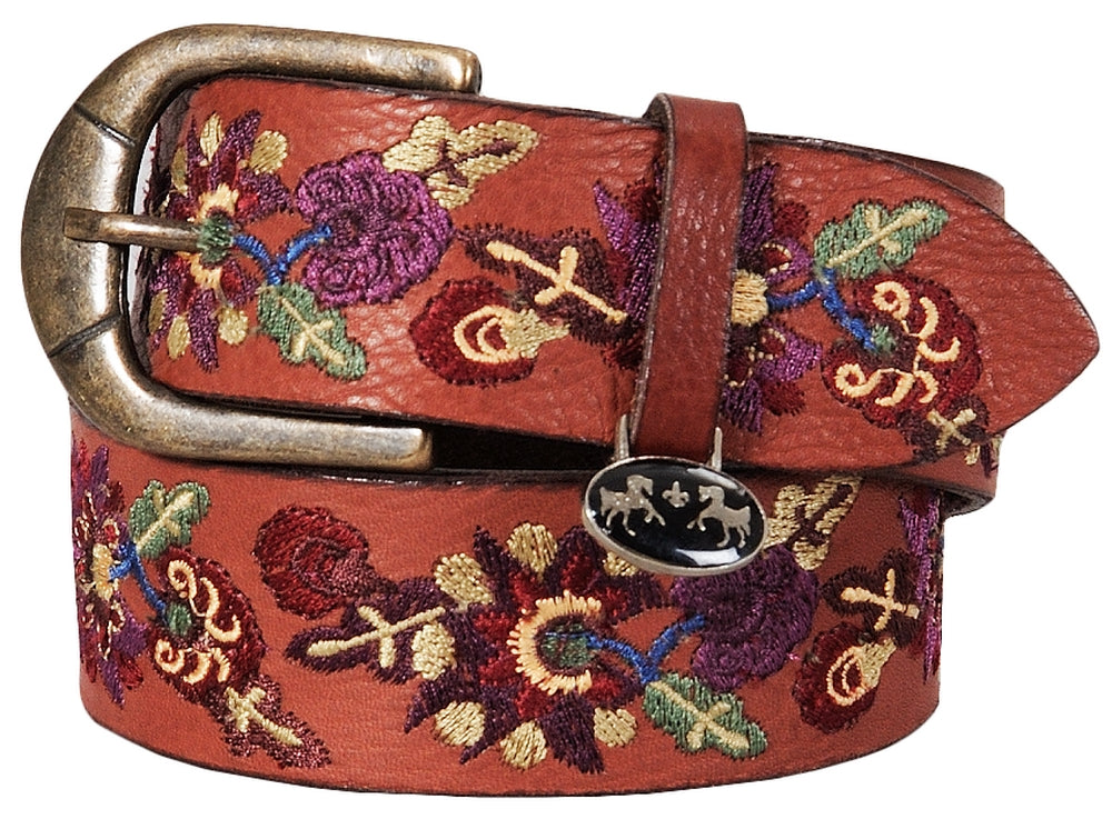 Equine Couture Veronica Leather Belt - Breeches.com