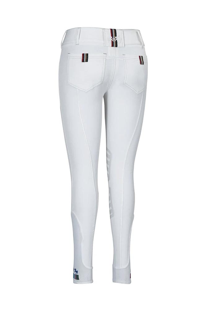 Equine Couture Ladies Brinley Silicone Knee Patch Breeches - Breeches.com