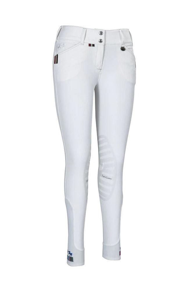 Equine Couture Ladies Brinley Silicone Knee Patch Breeches - Breeches.com