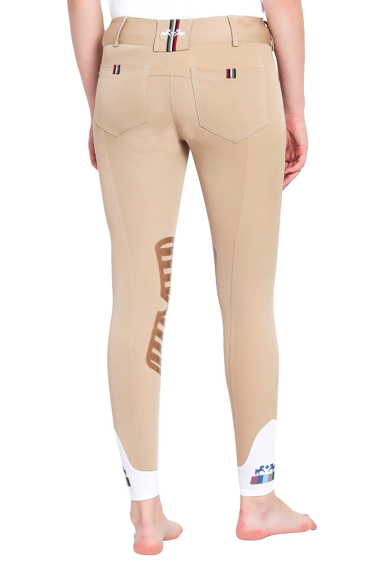 Equine Couture Ladies Brinley Silicone Knee Patch Breeches - Breeches.com
