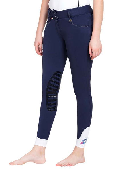 Equine Couture Ladies Darsy Silicone Knee Patch Breeches - Breeches.com
