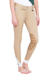 Equine Couture Ladies Fiona Silicone Knee Patch Breeches - Breeches.com