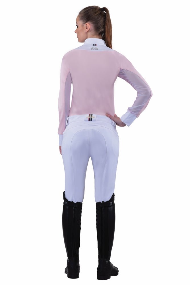 Equine Couture Ladies Sarah Silicone Knee Patch Breeches - Breeches.com