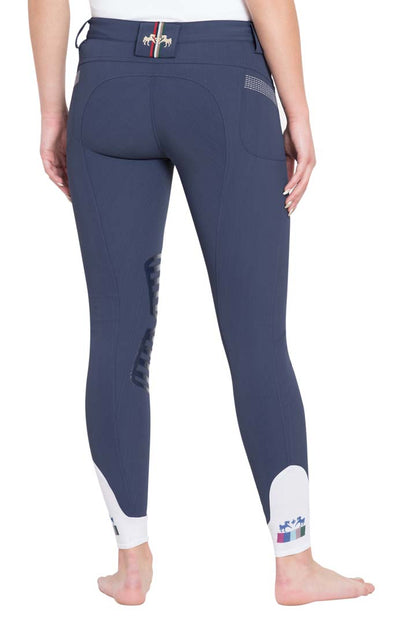 Equine Couture Ladies Sarah Silicone Knee Patch Breeches - Breeches.com