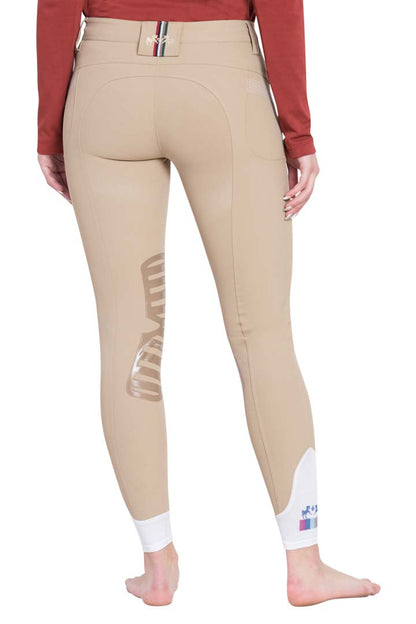 Equine Couture Ladies Sarah Silicone Knee Patch Breeches - Breeches.com