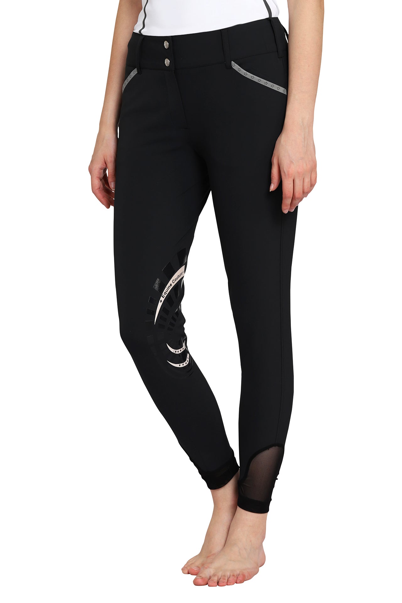 EQUINE COUTURE LADIES MALTA KNEE PATCH BREECHES - Breeches.com