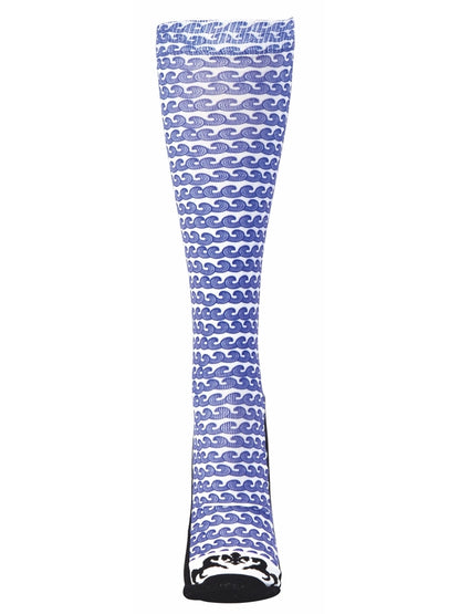 Equine Couture Ladies Wave Padded Knee Hi Boot Socks - Breeches.com