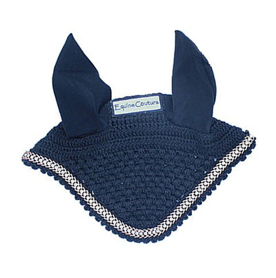 Equine Couture Fly Bonnet with Gold Chain - Breeches.com