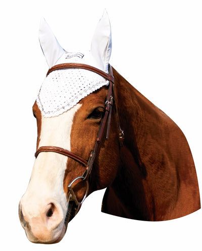Equine Couture Fly Bonnet with Crystals - Breeches.com