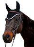Equine Couture Fly Bonnet with Silver Rope & Crystals - Breeches.com