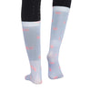 Equine Couture Ladies Whales Half Padded Knee Hi Boot Socks - Breeches.com