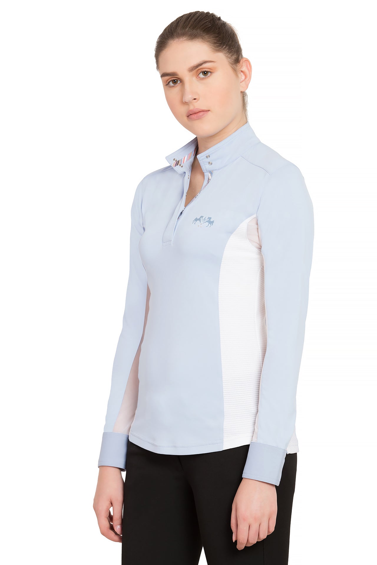 Equine Couture Ladies Cara Long Sleeve Show Shirt - Breeches.com