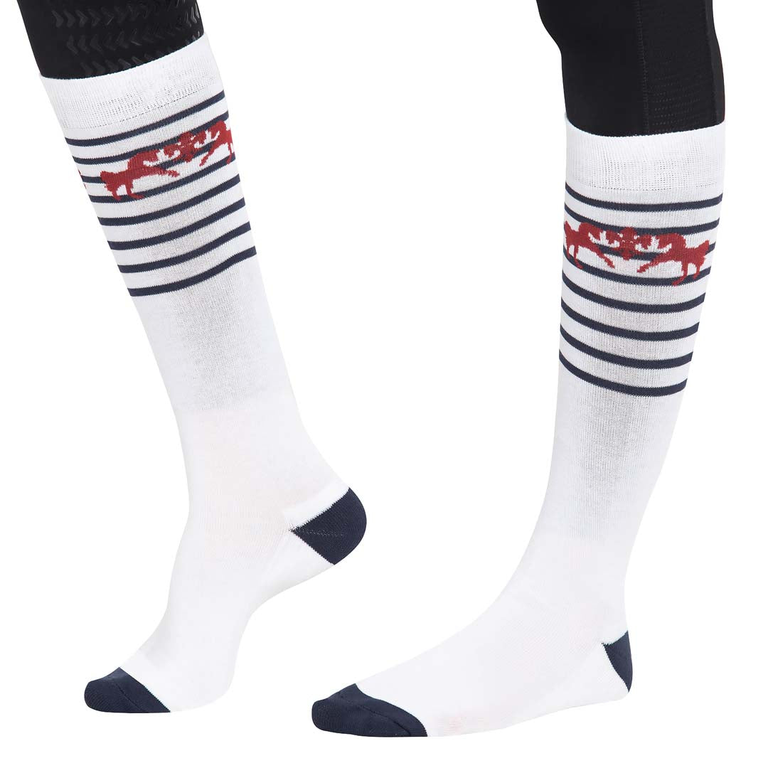Equine Couture Sam Unisex Knee Hi Socks - 3 Pack - Breeches.com