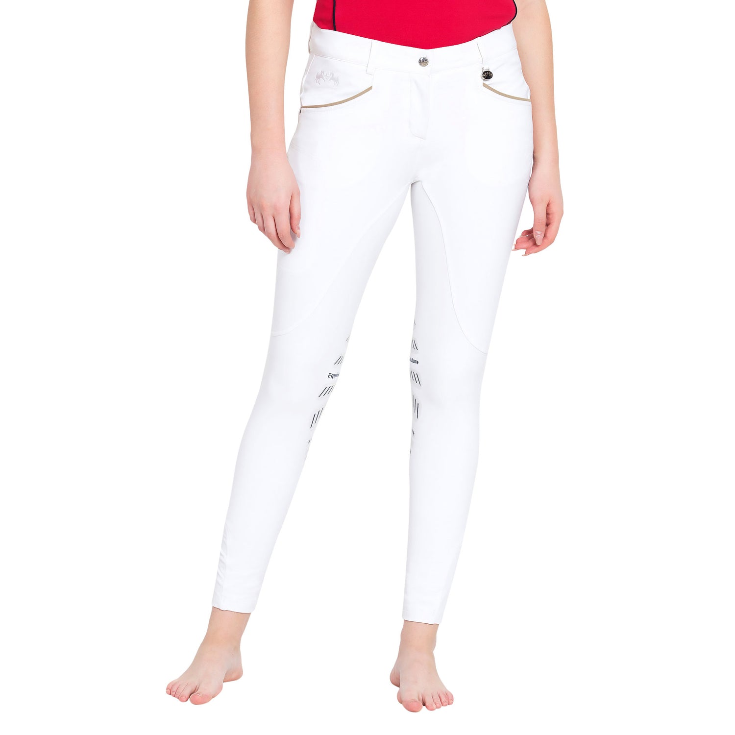 Equine Couture Ladies Lille Knee Patch Breeches - Breeches.com