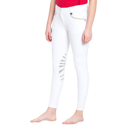 Equine Couture Ladies Lille Knee Patch Breeches - Breeches.com