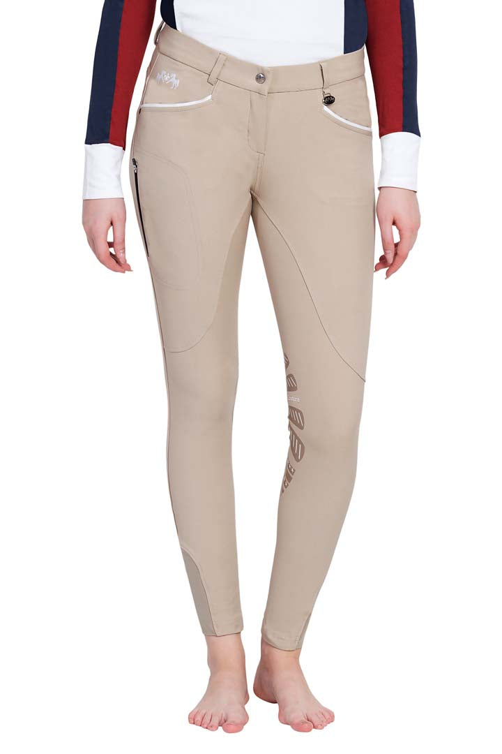 Equine Couture Ladies Lille Knee Patch Breeches - Breeches.com