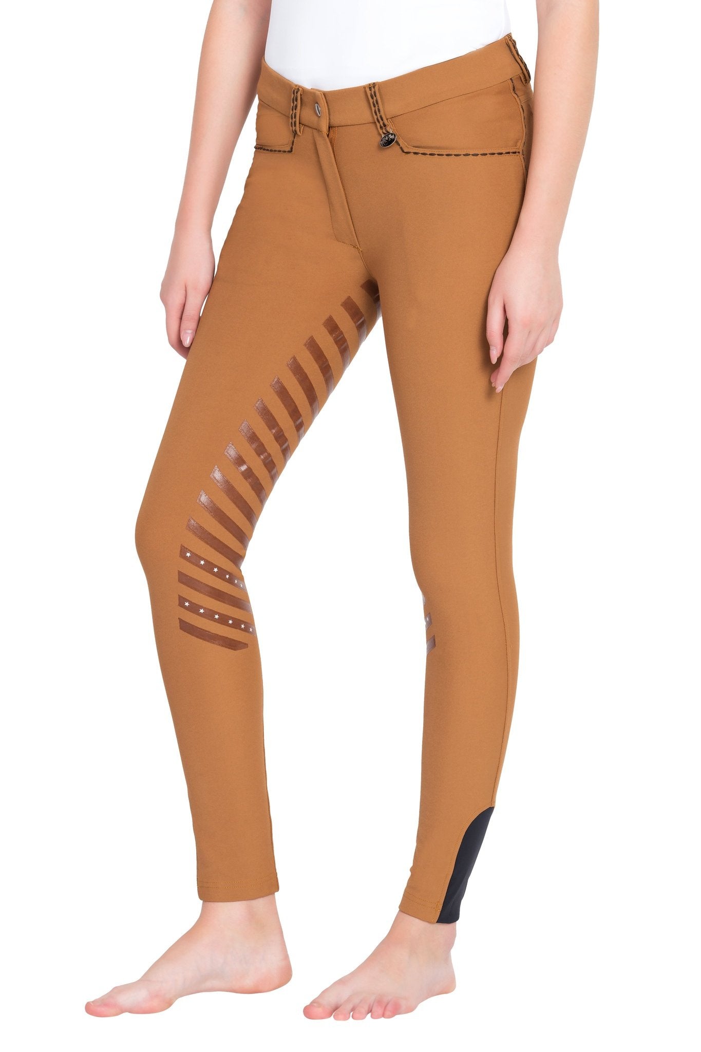 Equine Couture Ladies Nora Extended Knee Patch Breeches - Breeches.com