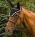 Equine Couture Fly Bonnet with Pearls and Crystals - Breeches.com