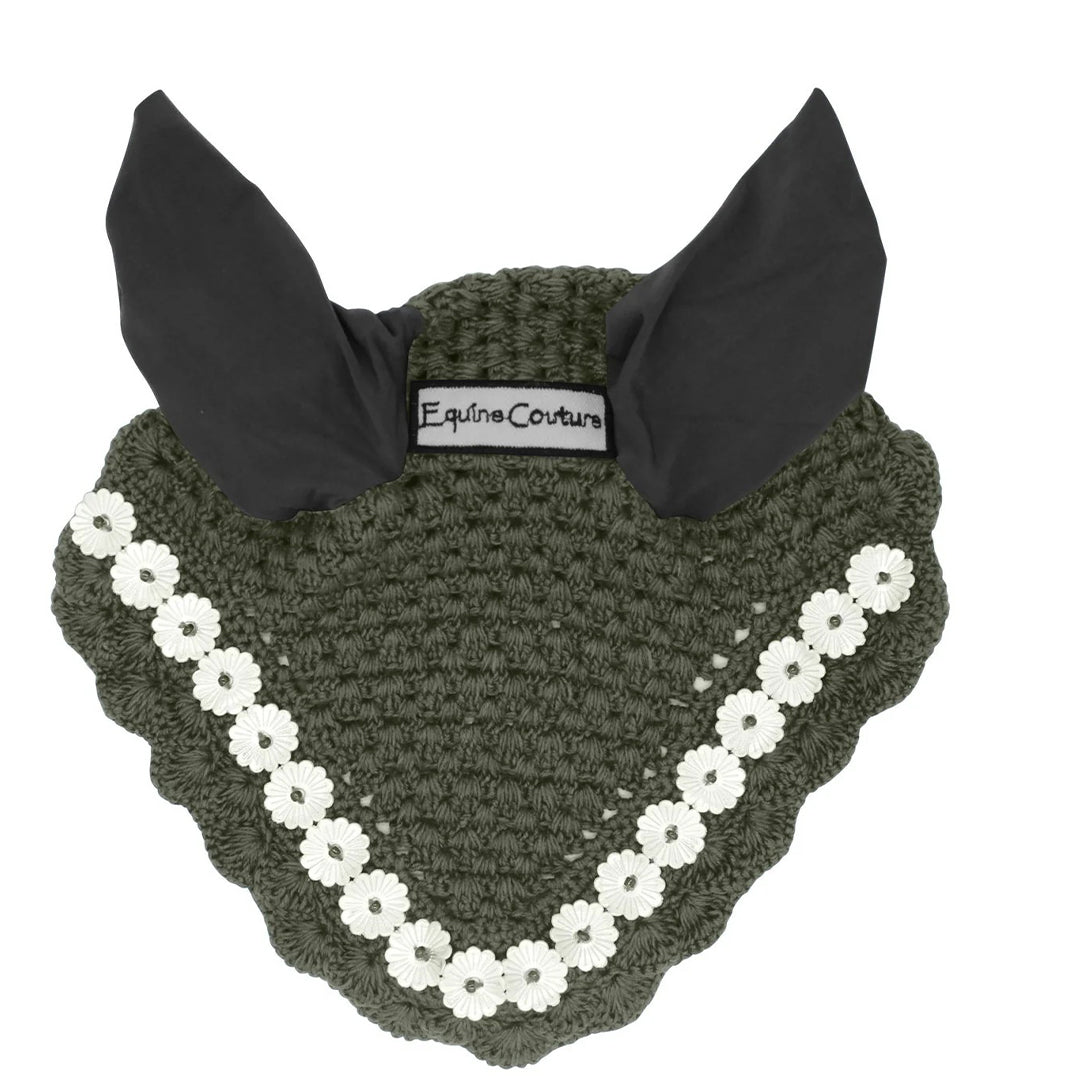 Equine Couture Floral Fly Bonnet - Breeches.com