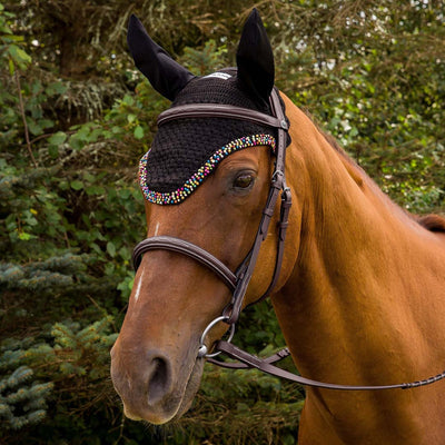 Equine Couture Beaded Fly Bonnet - Breeches.com